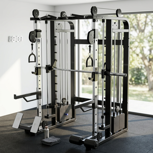 Wholesale Home Gym Fitness Equipment Multi Function Crosser <strong>Trainer</strong> with Smith <strong>Machine</strong> Attachment Smith <strong>Machine</strong> - Product Image 2