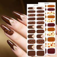 Faux ongles en gel UV-Free personnalisés, motif rayures rouge bonbon scintillantes, brillants, longue durée, non toxiques, pour ongles en amande, idéaux pour les fêtes.