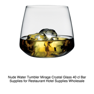 Mirage Crystalline Glass <b>Water</b> Tumbler 40 cl Nude H 8.2 cm Ø 7.2 cm - Product Image 2