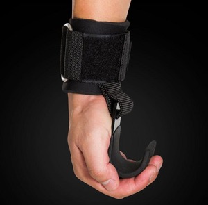 Weight Lifting Hook with Wrist Wraps Weight Lifting Wrist Support Fitness Hand-<b>Bar</b> Wrist Strap Weight Strap - Product Image 5