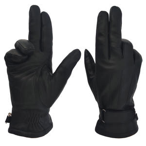Ultimate <span class=keywords><strong>Leather</strong></span> Guantes resistentes a cortes Military-Protección estándar para equipos de emergencia al aire libre - Product Image 5