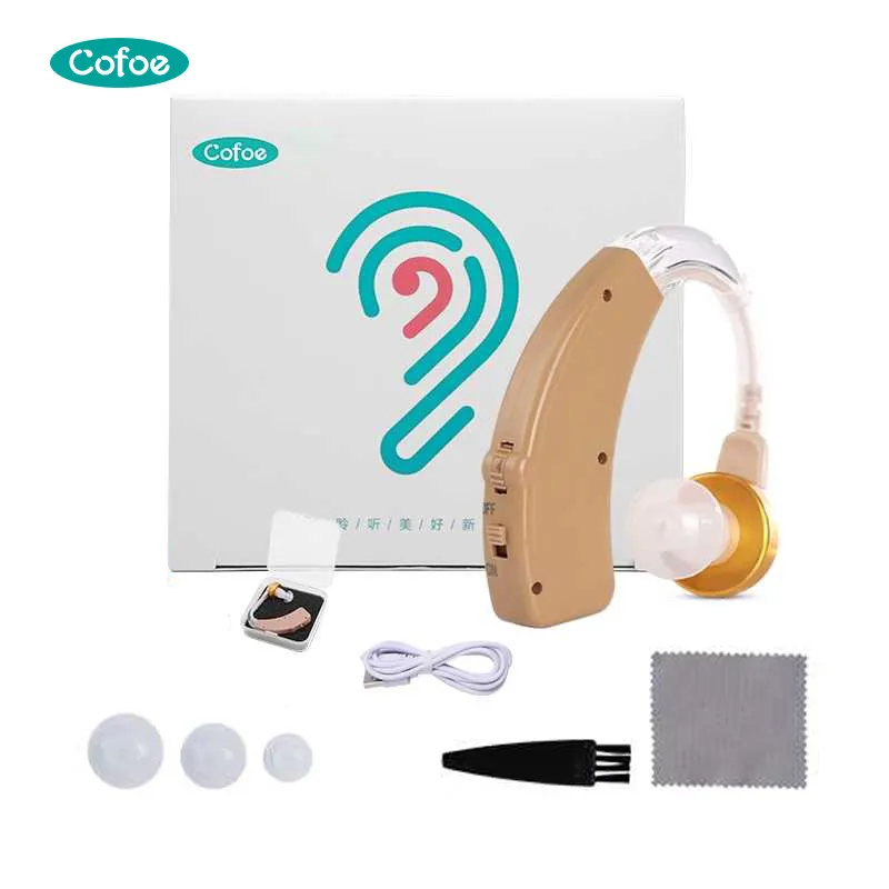 Mini Amplifier Behind The Ear Hearing Aid Ric Rechargeable Hearing Aids Hearing Aid Rechargeable for Deafness