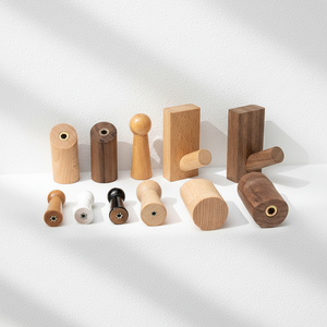 Manici per Utensili in <span class=keywords><strong>Legno</strong></span> Massello Lucidato su Misura, in Faggio e Noce, per <span class=keywords><strong>Scalpelli</strong></span>, Lime, Cacciaviti o Attrezzi da Giardinaggio, ecc. - Product Image 4