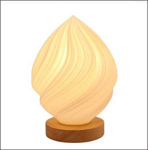 Lampe de chevet moderne de style nordique avec abat-jour blanc, lumière de lecture électrique LED pour la décoration d'hôtel - Product Image 5