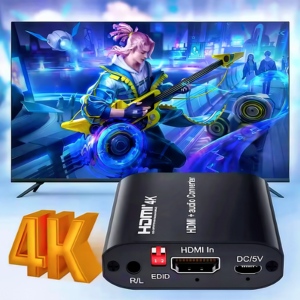 Extracteur audio HDMI 4K, <span class=keywords><strong>s</strong></span>éparateur HDMI vers SPDIF/coaxial/Toslink, convertisseur audio numérique pour HDTV et moniteur UHD - Product Image 5