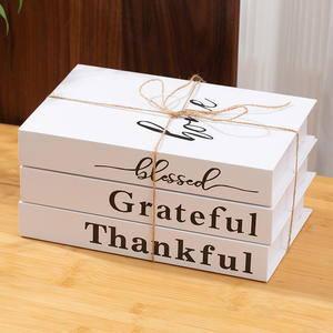 Livres décoratifs, faux livres, boîtes à livres, décoration intérieure, présentoir pour café, salle d'exposition, accessoires de photographie, modèles de livres, boîte à livres pliable - Product Image 2