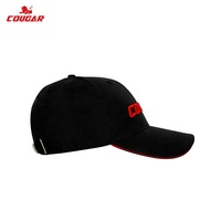 Casquette de sport en peluche imprimée au laser COUGAR pour adultes et enfants, utilisation en plein air, voyage, quatre saisons, polyester/coton, flexibilité