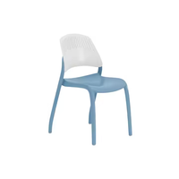 Petit fauteuil au design moderne avec oreilles de chat Chaise de salle à manger légère en PP pour la maison, le bar, l'entrepôt Fourniture en vrac populaire pour les cafés