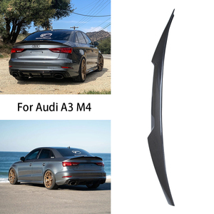 สปอยเลอร์หลังคาร์บอนไฟเบอร์แท้ สำหรับ A3 S3 RS3 8V M4 สไตล์ ปี 2013-2020 - Product Image 2