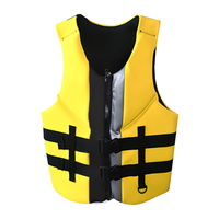 Gilet de sauvetage en néoprène réglable personnalisé pour hommes et femmes pour la sécurité en pêche, surf, rafting, kayak