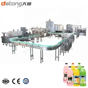 Automatic Concentrate Beverage Vitamin Water Drinking Fruit Lemon Orange Juice Hot Filling Machine