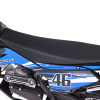 Mini moto de poche 60CC 4 temps, refroidie par air, à essence, avec système de démarrage manuel, type Pit Bike