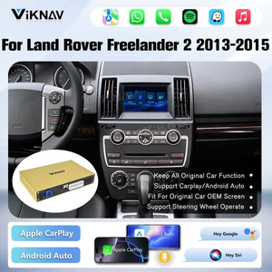 กล่องถอดรหัส Viknav Linux System Wireless Carplay Android Auto สำหรับรถยนต์ Land Rover Freelander 2 ปี 2013-2015 ระบบนำทาง GPS สำหรับรถยนต์เดิม - Product Image 2