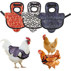 Factory Chicken Saddle Reusable Chicken Apron Feather Protector Jacket Hen Saddle Vest with Adjustable Strap Hen Mating Saddle - Product Image 1