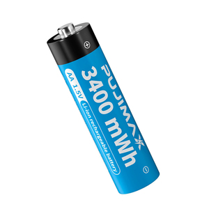 Fujimax baterai Li-ion 3400mWh 1.5V, baterai Lithium Ion AA tegangan konstan baterai Li-ion isi ulang dengan kabel untuk senter mikrofon - Product Image 3