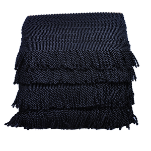 Flecos de Borla de Alambre Negro de 6CM al por Mayor para Uso en Teléfonos Celulares, Material 80% Poliéster 20% Algodón, Textil Kushang - Product Image 1