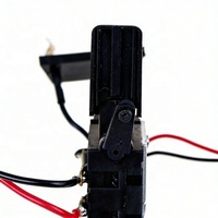 Interrupteur de contrôle de vitesse pour perceuse sans fil 7,2 V-24 V avec petite lumière, pour batterie au lithium