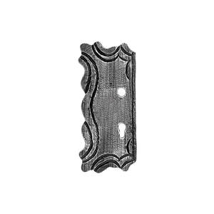 Placa de bloqueo de Puerta de Hierro de bajo costo más vendida de Canadá componentes de puerta de hierro forjado de la <span class=keywords><strong>mejor</strong></span> calidad - Product Image 5