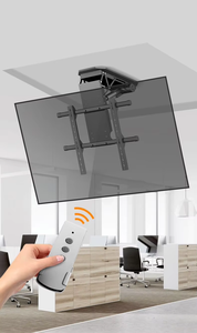 <span class=keywords><strong>Support</strong></span> mobile rotatif de <span class=keywords><strong>plafond</strong></span> <span class=keywords><strong>TV</strong></span> moderne de 32 à 85 pouces Télécommande infrarouge <span class=keywords><strong>Support</strong></span> réglable électrique - Product Image 5