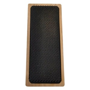 JW Alfombrilla de Dibujo de Madera con Agujas Metálicas Curvas 28*12cm, Soporte para Separación de Cabello, Herramienta de Extensión y Fijación, Uso Profesional en Salón - Product Image 5