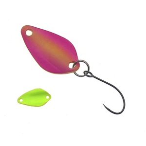 Esca da Pesca con cucchiaio 2.2g esca per <span class=keywords><strong>trota</strong></span> cucchiaio di metallo esca Isca esca da Pesca artificiale attrezzatura da Pesca - Product Image 4