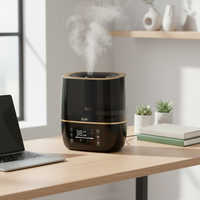 Humidificateur d'air ultrasonique à brume fine, mini diffuseur pour la maison, design unique