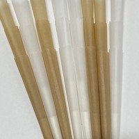 1000 feuilles de papier à rouler King Size 109 mm non blanchi brun à base de plantes avec filtre à combustion lente