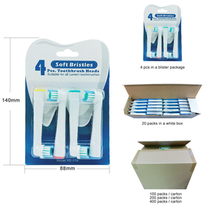 Têtes de brosse à dents électriques rotatives YBK de haute qualité pour usage domestique, hôtelier et extérieur – Lot de 4 pièces de rechange pour soins bucco-dentaires – Garantie 1 an - Product Image 4