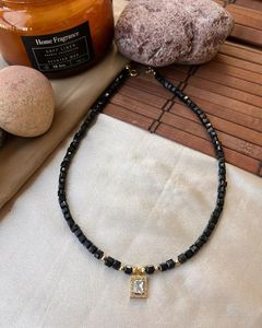 Di alta qualità impermeabile ematite color dopamina cuore con perline a foro dritto Chocker collana girocollo per gioielli raffinati da donna - Product Image 4