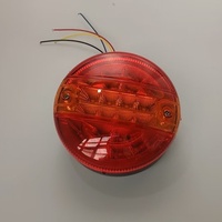 Feu arrière LED Hamburger pour camion, remorque, châssis, camping-car, 12-24V, universel, rond, feu de position arrière
