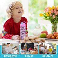 Nouveaux articles en gros sans Bpa Sport enfants bouteille de boisson bouteilles d'eau en plastique