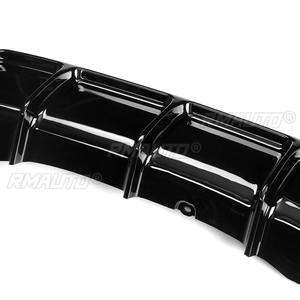 Difusor de Parachoques Trasero Negro Brillante, Protector de Salida de Escape, Alerón para BMW Serie 4 F32 F33 F36 2014-2019 M Sport - Product Image 6