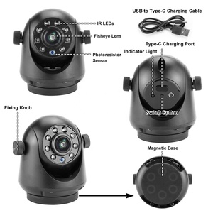 GreenYi 5G WiFi Magnetic Hitch Wireless Rear View <strong>Camera</strong> Night Vision Rechargeable for <strong>Trailer</strong> RV Truck for iPhone Android - Product Image 5