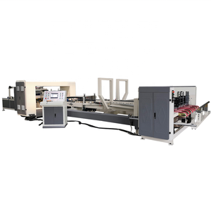 Máquina de grapadora y flejado de carpetas automáticas de China al por mayor para hacer cajas de cartón corrugado - Product Image 2