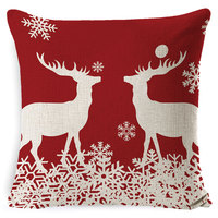 Housse de coussin en lin moderne 45*45cm, imprimée sur mesure par sublimation, fermeture éclair écologique, pour la maison, l'hôtel, usage décoratif