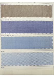 Tissu en denim tissé épais, respirant, teint uni, avec finition polie, pour robes, chemises et uniformes pour filles - Product Image 6