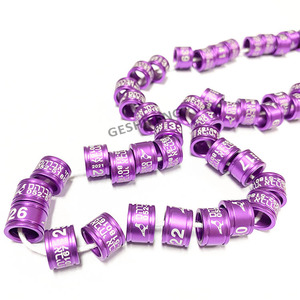 Homing Canary Bird Foot Banda de aluminio Paloma Pierna Anillo Pájaro Anillo - Product Image 4