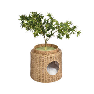 Mobili per Gatti in Vimini e Rattan Fatti a Mano Personalizzabili con Foglie - Product Image 2