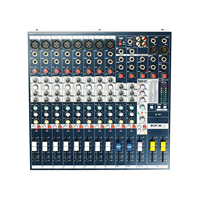 Console de mixage audio professionnelle EFX-8 à 8 canaux avec entrée USB/BT/MP3, effets numériques DSP, contrôleur DJ/console de mixage audio