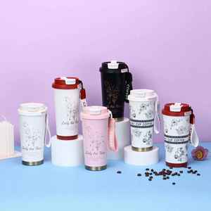 Lily of the Valley Stainless Steel Tumbler With <b>Large</b> Capacity and Vacuum Insulation - Product Image 2