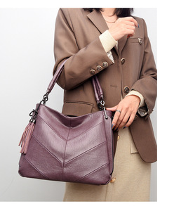 Sac à bandoulière grande capacité pour femme, couleur unie, sacs de créateurs pour femme, sacs à main de haute qualité, sacs de luxe pour femme - Product Image 2