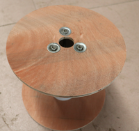 Bobine de câble en bois contreplaqué robuste BR |   Bobine industrielle vide modèle 20260414 3,5 kg pour câbles et transport logistique