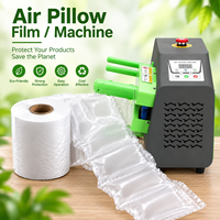 Film à coussin d'air FENYU pour machine à coussin d'air, rouleau PE vert transparent, largeur 200 mm