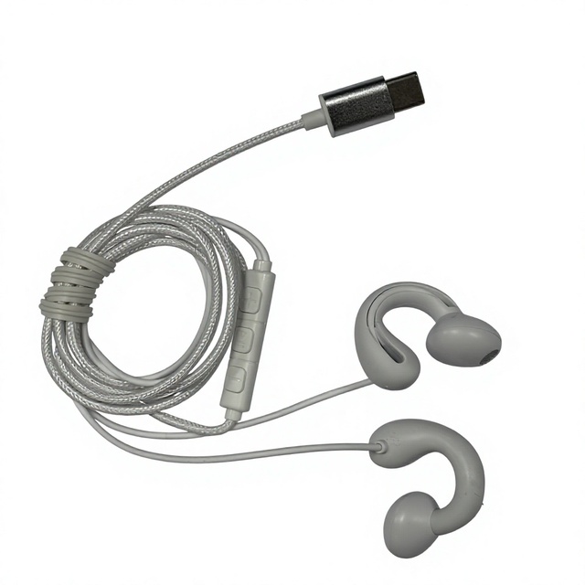 High Value HiFi Stereo Type-C Wired In Ear Headphones Built-in Microphone Noise Cancelling Gaming Earphone