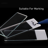 Laboratory Microscope Prepared Slides Disposable Double Frosted Ground Edges Microscope Slides 7107
