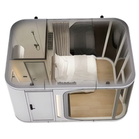 HONGHUIYUAN C1 Technologie hors réseau écologique et coupe-vent. Maison capsule en acier intelligent, sortie d'usine