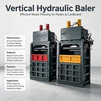 Presse à balles hydraulique Hengyun à double cylindre pour canettes en aluminium