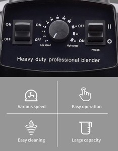 The New Top Quality Juicer Powerful Motivation Silver <b>Vegetable</b> and Fruit Multifunctional Blender Idea 2500w 1.2-2L Professional - Product Image 2