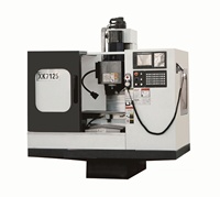Mini Xk7125 Hobby Cnc Freesmachine Verticaal Met Fanuc Besturingssysteem En Bt30 Spindel Taper Te Koop