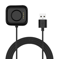 Stasiun Dok pengisian daya hitam putih, 1m adaptor kabel daya USB untuk jam tangan pintar Oppo jam tangan X 3/3Pro/4pro